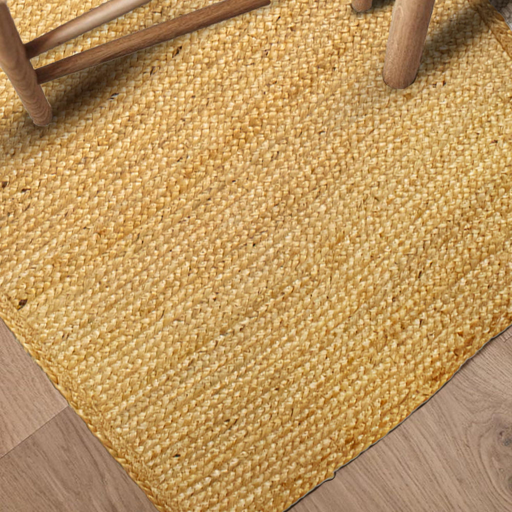 Jute Braided Runner Rug 2x5 ft Natural Handwoven Farmhouse Décor Ideal for Kitchens Bedrooms Hallways Entryways Indoor Spaces