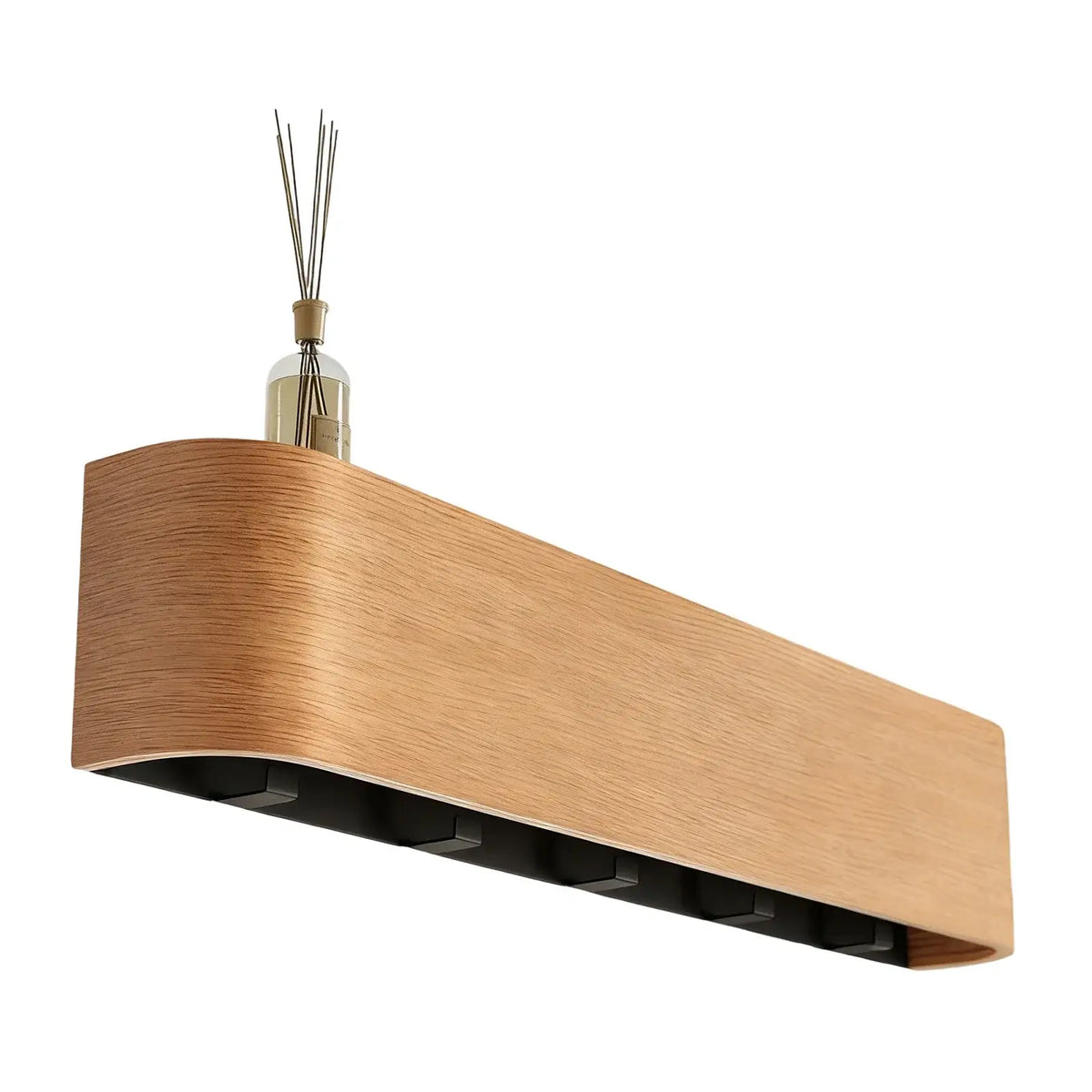Nordic wall shelf organizer with Hooks Entryway Coat & Key Organizer